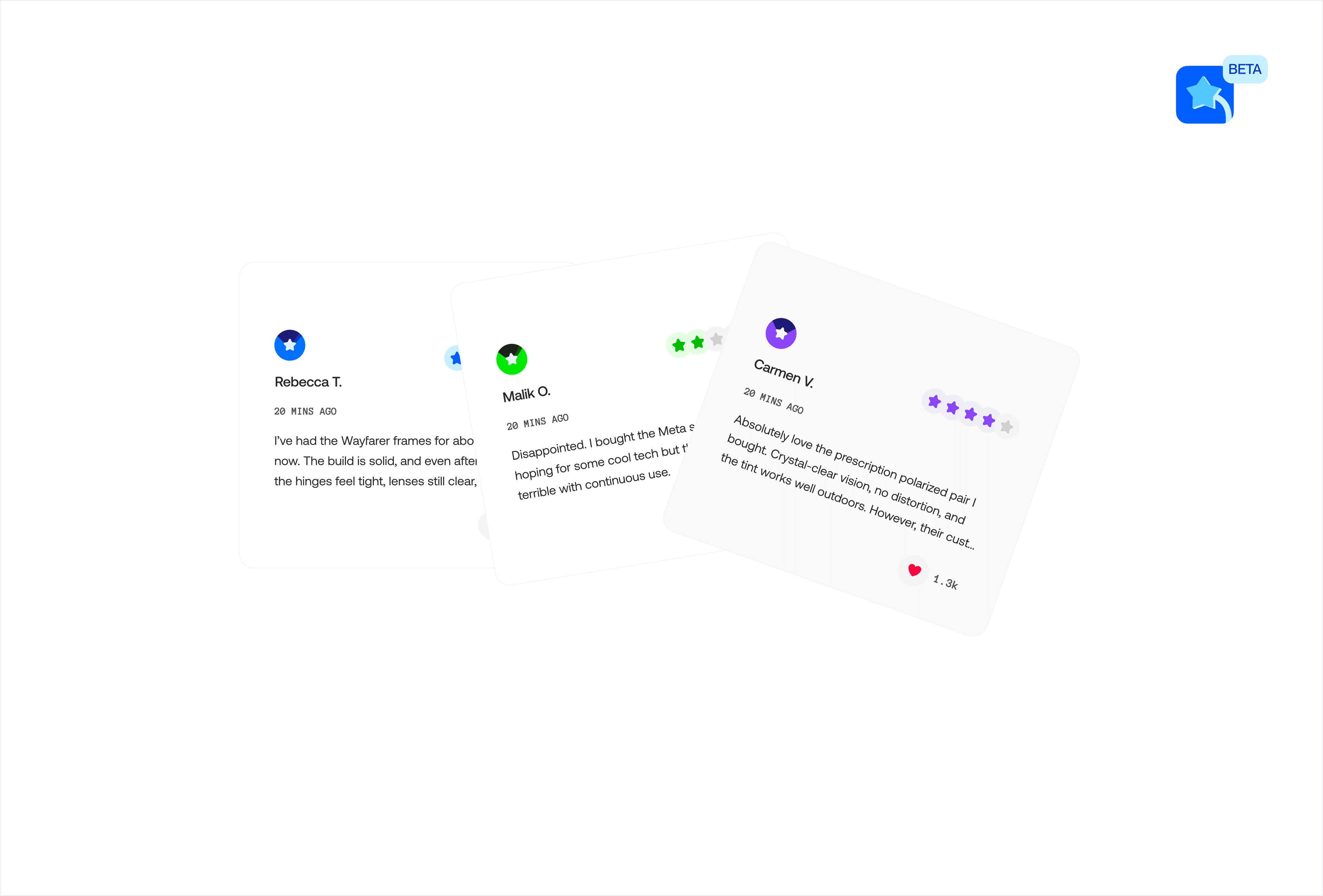 Review Cards Example